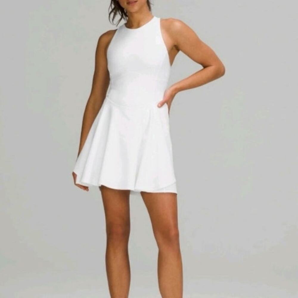 Lululemon Court Crush White Dress sz 10